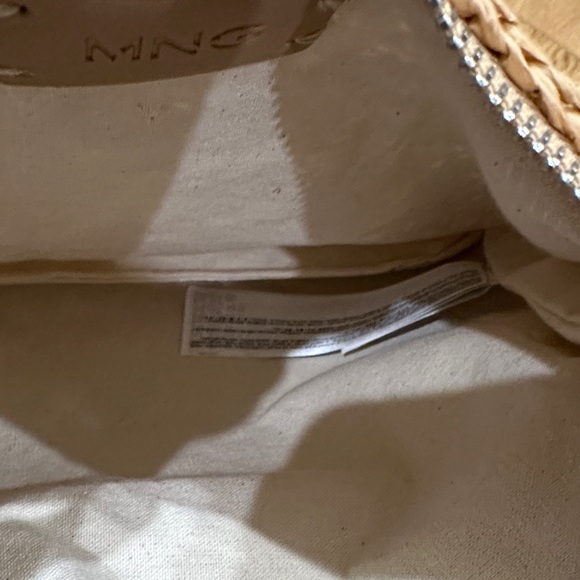 Mango Woven Straw Shoulder Bag in Beige - Picture 3 of 3